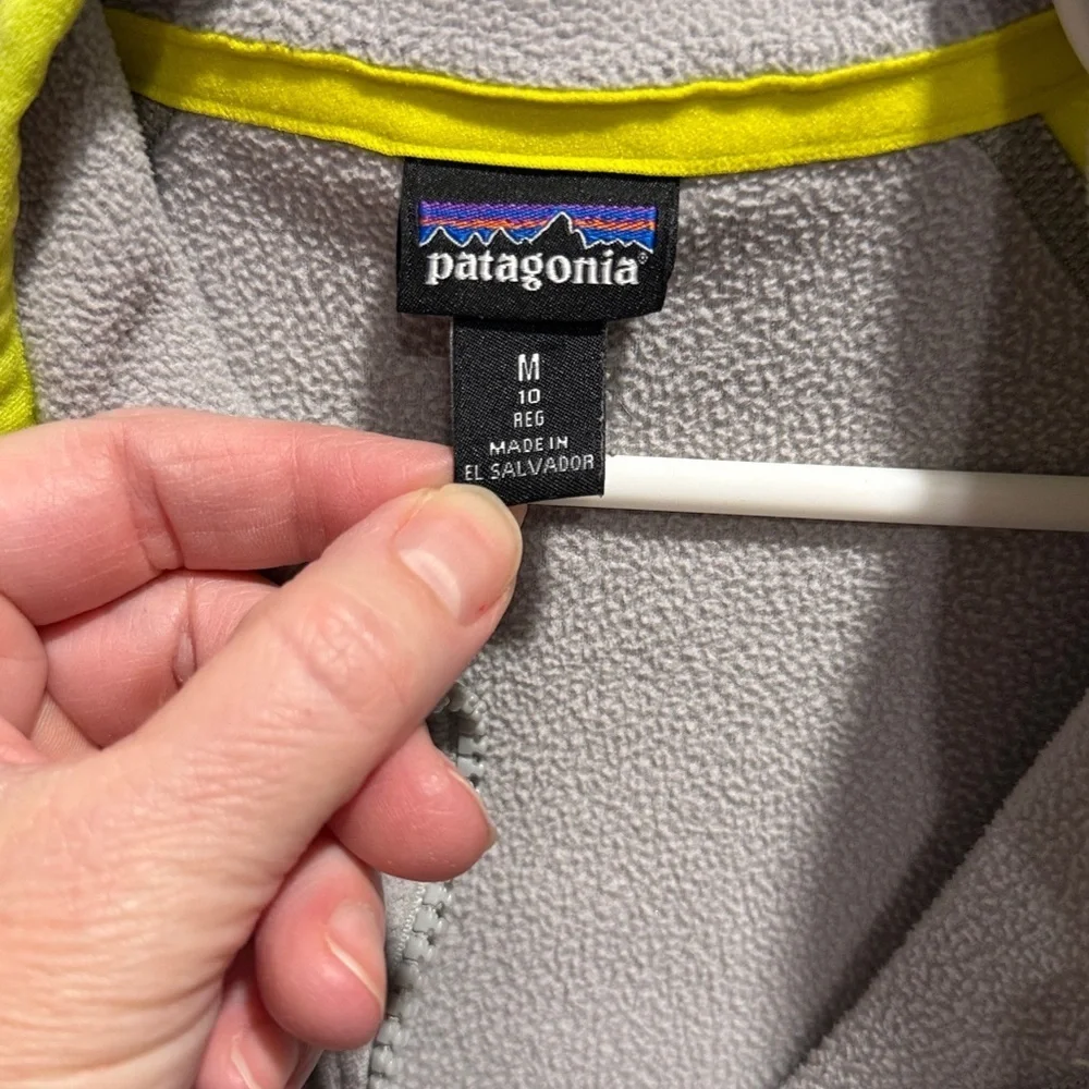 Patagonia Bundle Fleece Pullover and Capilene Baselayer Size 10